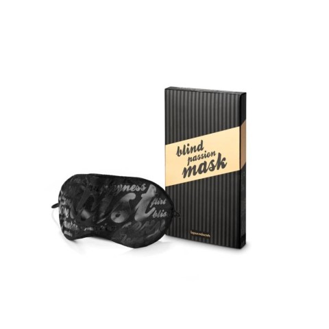 Masti, Masca Satinata Blind Passion, Negru, pasiune.ro