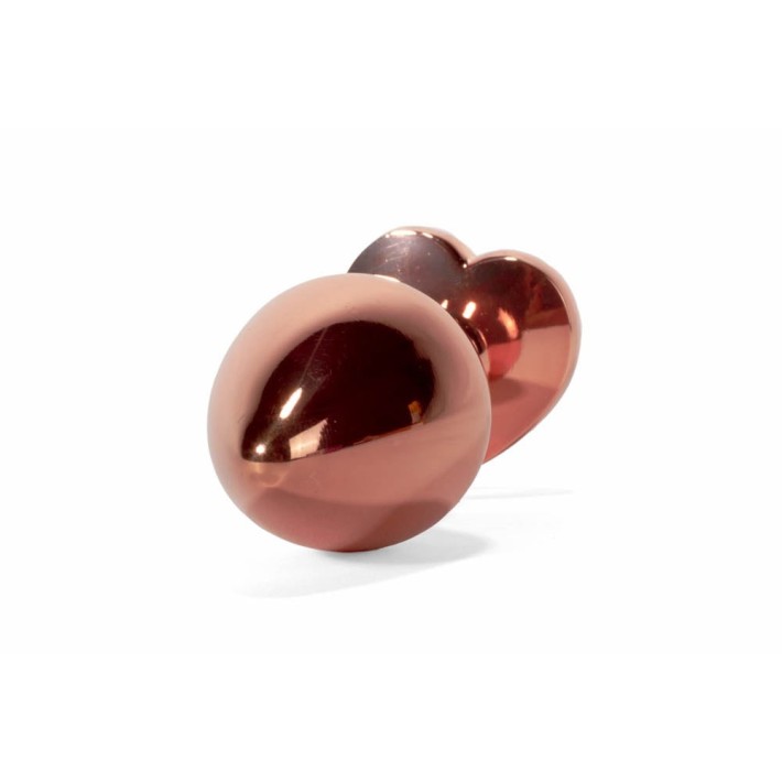 Dop Anal Cu Bijuterie Secret Shine Metal S, Auriu + Roz, 7 Cm 3