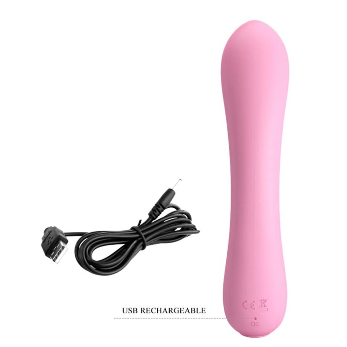 Vibrator Punctul G Matt, Roz, 19 Cm 4