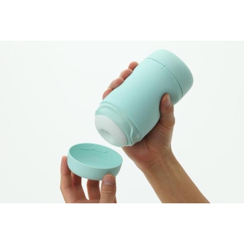 Tenga, Masturbator Puffy Latte Mint Green, pasiune.ro