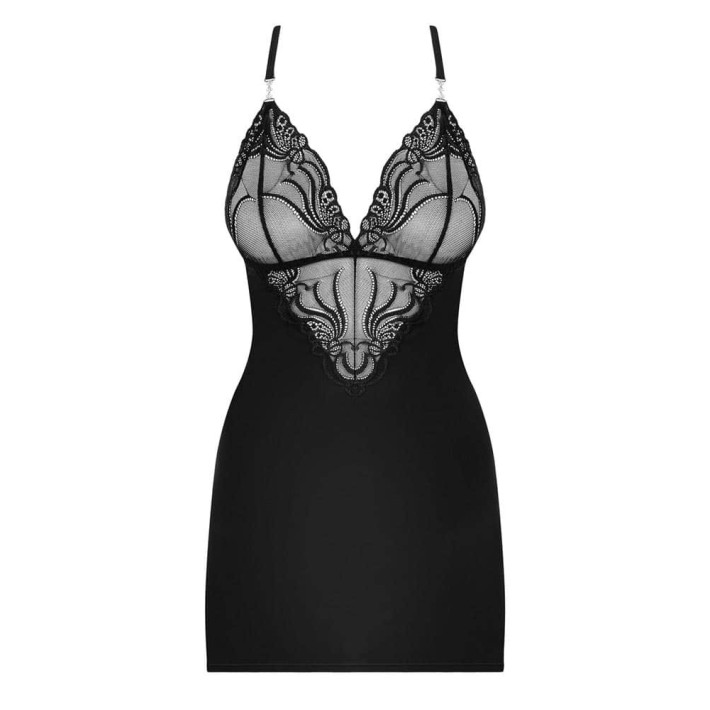 828-che-1 Chemise & Thong  S/m L/xl, S-m 3