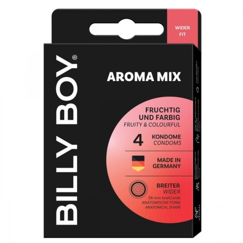 BILLY BOY, Prezervative Billy Boy Aroma Mix 4 Buc, pasiune.ro