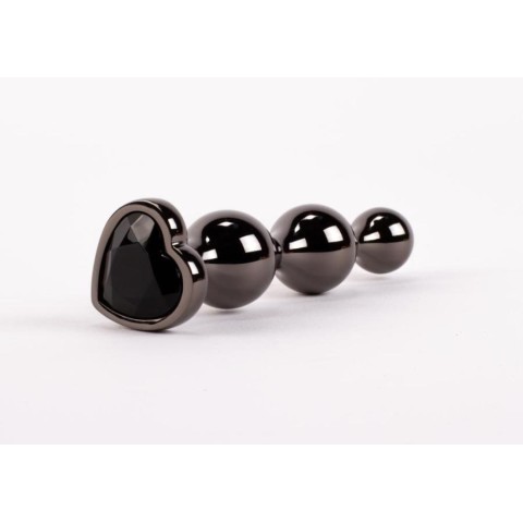 X-Men, Dop Anal Cu Bijuterie Secret Shine Booty Call S Ii, Negru Metalic, 10 Cm, pasiune.ro