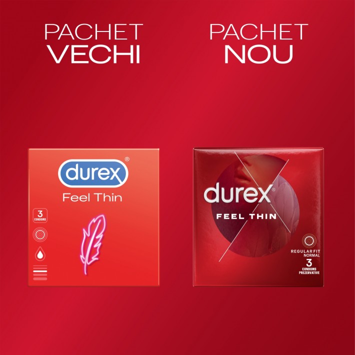 Pachet Durex Prezervative Extended Pleasure 3 Buc + Prezervative Feel Thin 3 Buc + Lubrifiant Durex Originals 50 Ml  3