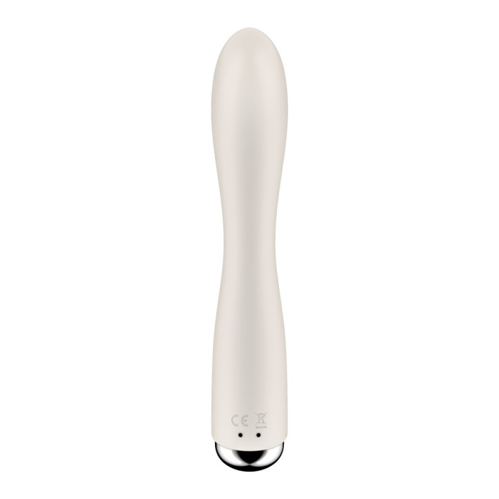 Vibrator Cu Rotatii Spinning Rabbit 1, Ivory, 20 Cm 4
