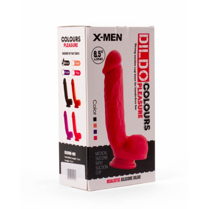 Dildo Realistic Colours Pleasure, Natural, 21.5 Cm 5