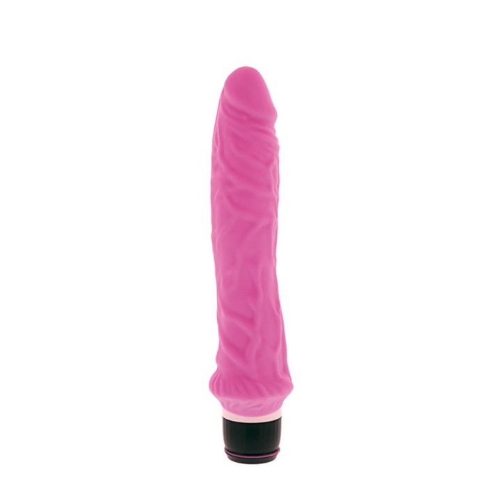 Vibrator Realistic Silicone Classic, Roz, 21 Cm 2