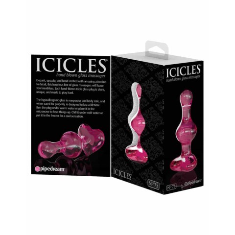 Outlet, Dop Anal Din Sticla Icicles No. 75, pasiune.ro