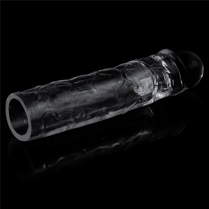 Manson Penis Flawless Clear Penis Sleeve, Transparent,+5 Cm 5