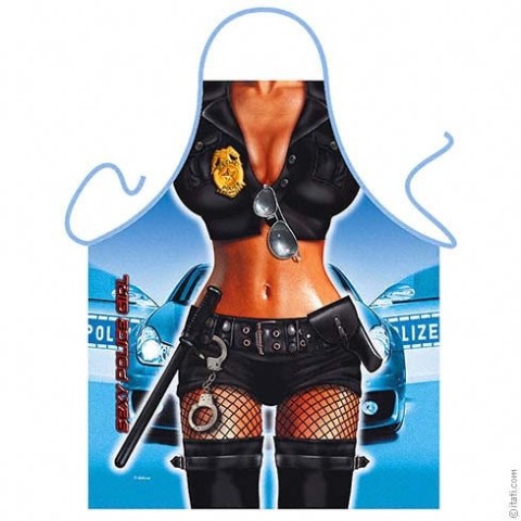 Cadouri Funny Party, Sexy Police Girl - Kötény, pasiune.ro