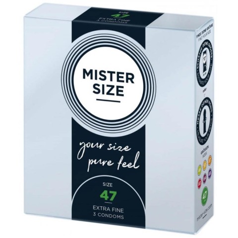 Pagina 10 - Esentiale, Mister Size 47 Mm Condoms 3 Pieces, pasiune.ro