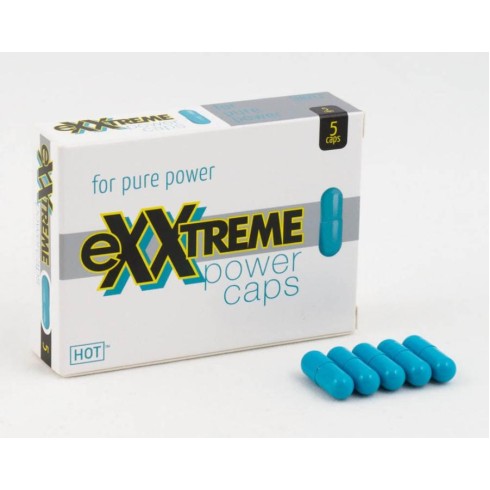 hot, Afrodiziac Pentru Barbati Hot Exxtreme Power, 5 Capsule, pasiune.ro