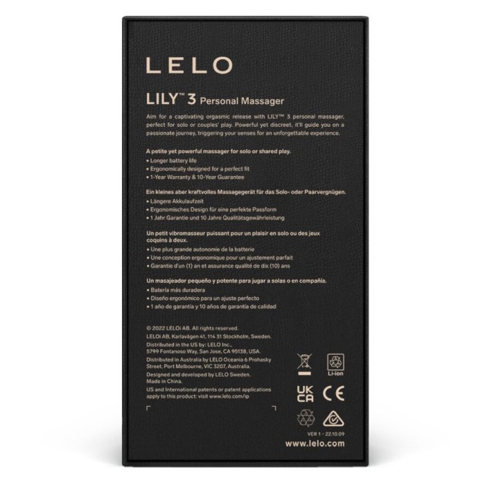 Vibrator Lelo Lily 3 Liliac 4