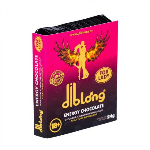 long, Ciocolata Afrodisiac Diblong Energy Chocolate, Pentru Femei, 24 Gr, pasiune.ro