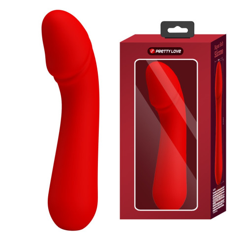 rosu, Vibrator Punctul G Cetus, Rosu, 15 Cm, pasiune.ro