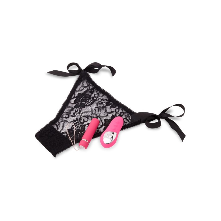 Chiloti Cu Glont Vibrator Si Telecomanda Pink 3