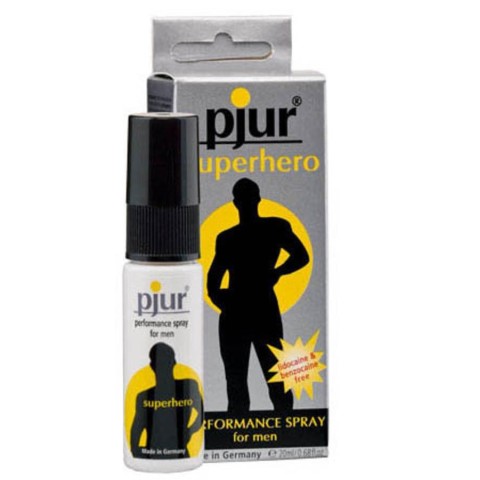 Pjur, Spray Lubrifiant Pentru Intarzierea Ejacularii Superhero, 20 Ml, pasiune.ro