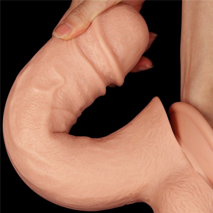 Dildo Xxl Dublu Realistic Mega Double, Natural, 30.4 Cm 2
