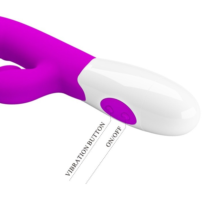 Vibrator Rabbit Cerberus, Violet, 20.5 Cm 2