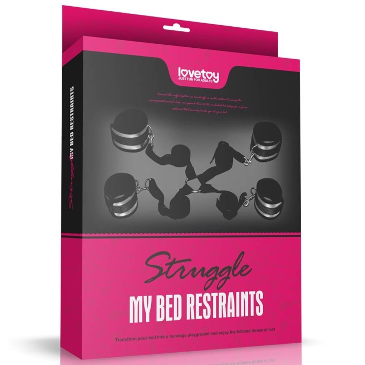 Set Imobilizare Erotica Struggle My Bed Restraints 8