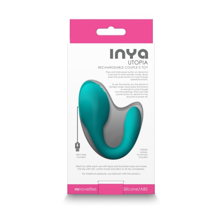 Vibrator Cupluri Inya Utopia, Turcoaz 5