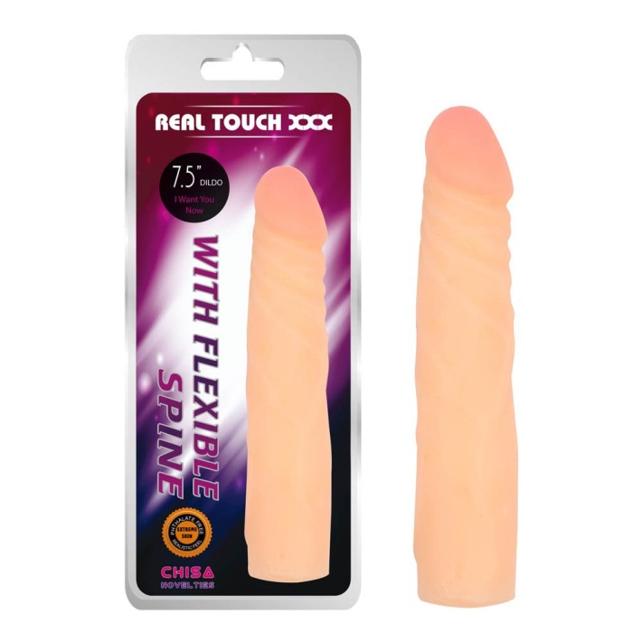 Dildo Clasic Flexibil Real Touch, Natural, 18 Cm 5