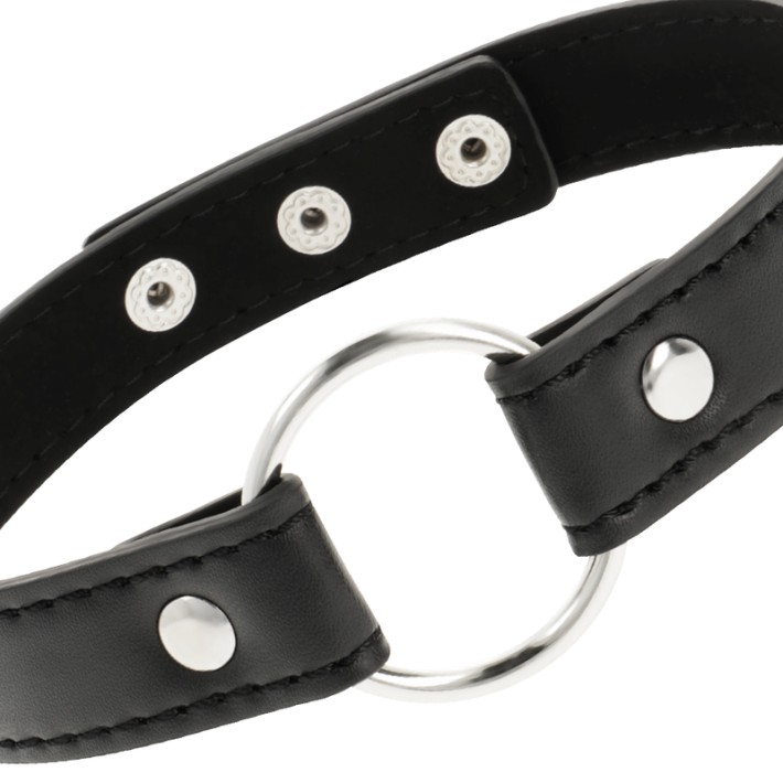 Colier Din Piele Vegana Coquette Cu Accesoriu Cerc 4