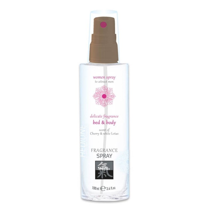 Spray Afrodisiac Bed & Body Pentru Femei, Cherry & Lotus Alb, 100 Ml 2
