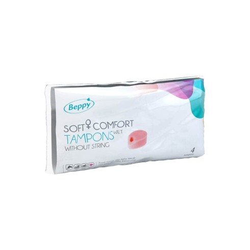 beppy, Beppy  Tampon Wet - Lubricated Sponge Tampon - 4 Pieces, pasiune.ro