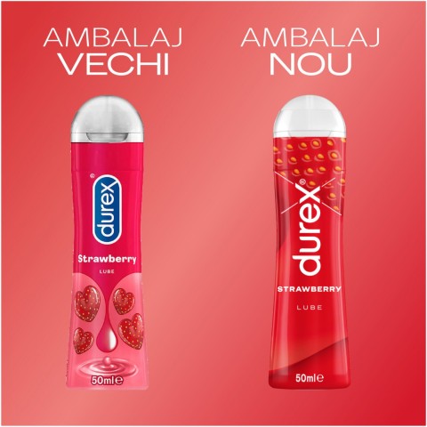 Durex, Lubrifiant Durex Play Strawberry 50 Ml, pasiune.ro