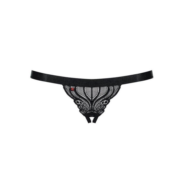 Chilotei Tanga Decupati Sexy, Negru, S/m 8