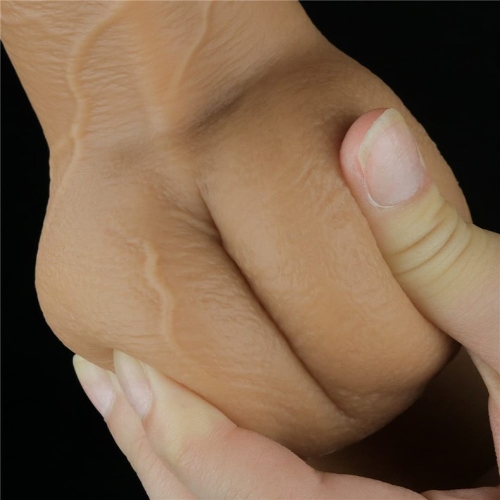 Dildo Realistic Cu Ventuza Handle Cock, Natural, 25 Cm 9