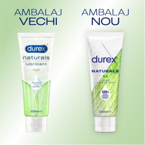 Lubrifiant Durex Naturals H2O, 100 ml