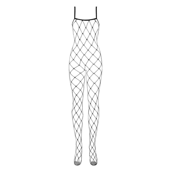 Bodystocking Catsuit Tip Plasa, Negru, S/m/l 3