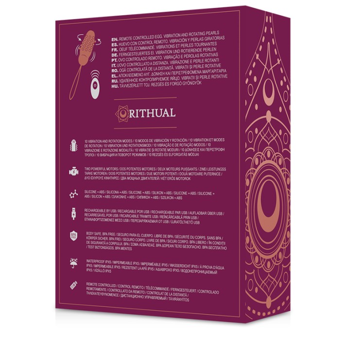 Ou Vibrator Rithual Sita Cu Vibratii Si Telecomanda 4