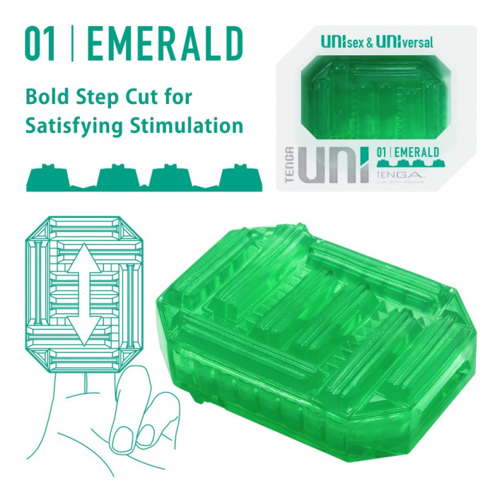 Stimulator Unisex Uni Emerald 2