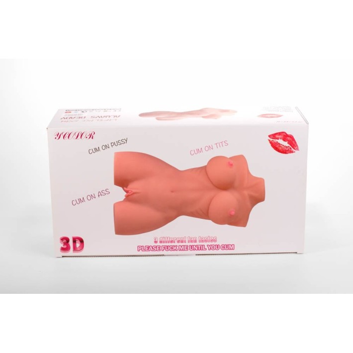 Masturbator 2-in-1 Double Hole 3d 9