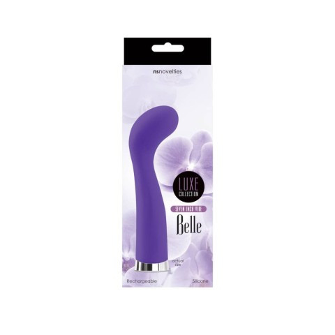 Outlet, Vibrator Luxe Belle G-spot Seven, Mov, 17.5 Cm, pasiune.ro