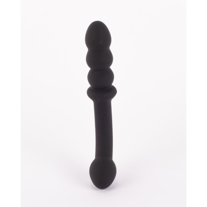 Dop Anal Cu Vibratii Dual-motor, Negru, 20 Cm 3