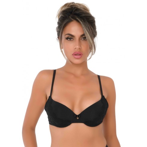 sutien, Sutien Cu Push-up Daring Intimates Racerback Negru, pasiune.ro
