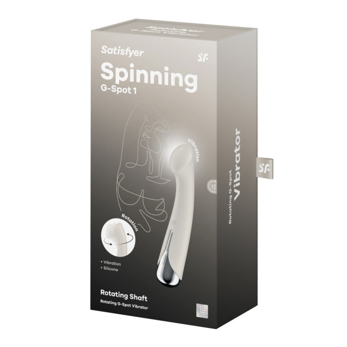 Vibrator Special Spinning G-spot 1, Bej, 16.5 Cm 7