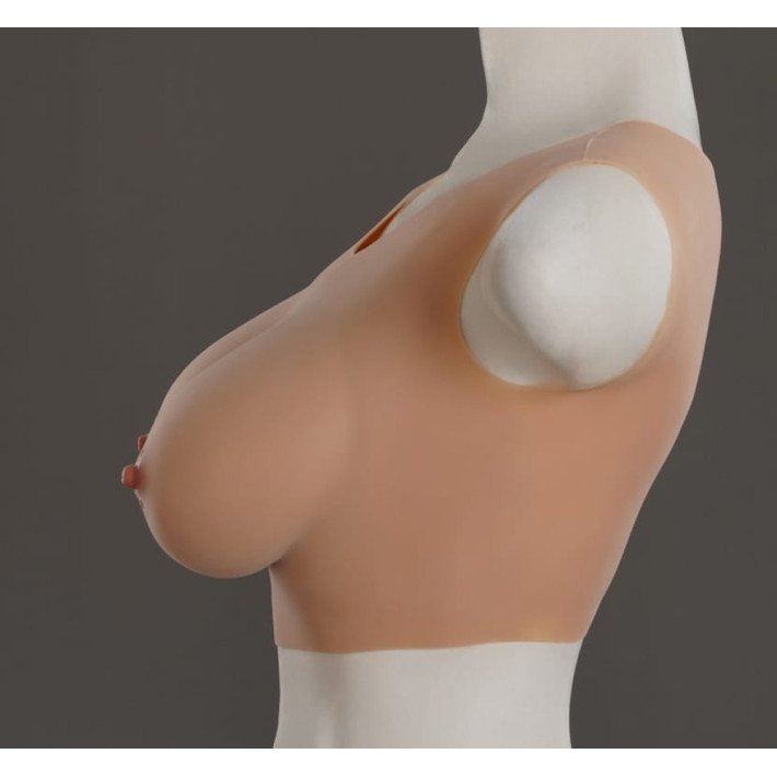 Realistic Silicone Breastplate C Cup 3