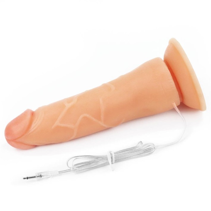 Set Ham Strap-on Si Dildo Cu Vibratii Easy Strapon, Natural, 19 Cm 14