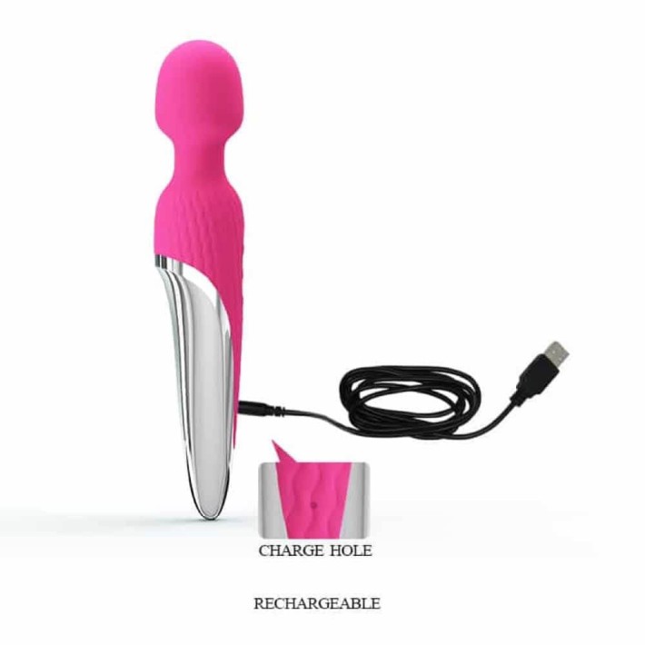 Vibrator Bagheta Cu Functie Incalzire Antony, Roz, 26 Cm 4