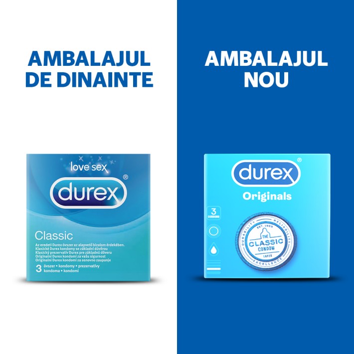 Prezervative Durex Classic, 3 Buc  2