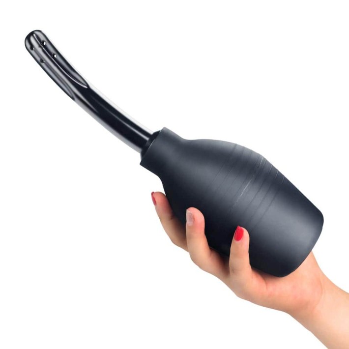 Irigator Intim Deluxe Bondage Fetish, Negru 2