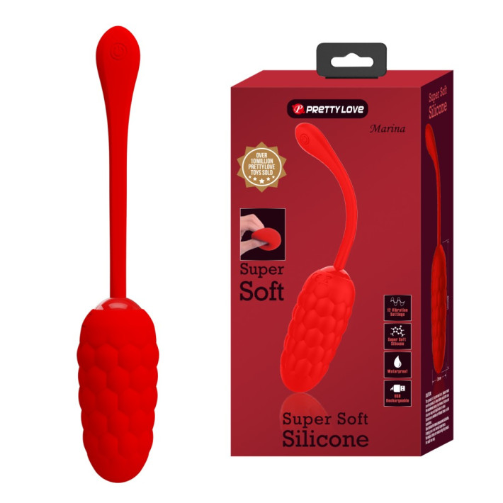 Ou Vibrator Marina, Rosu 4