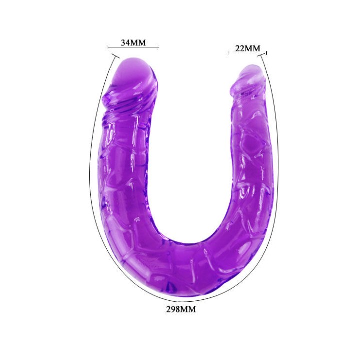 Dildo Doua Capete Mov 3