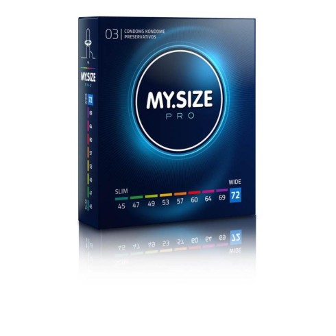 prezervative, Prezervative My Size Pro Diametru 72 Mm (3 Buc.), pasiune.ro
