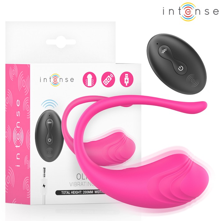 Ou Vibrator Olivia Intense Roz Cu Telecomanda 7